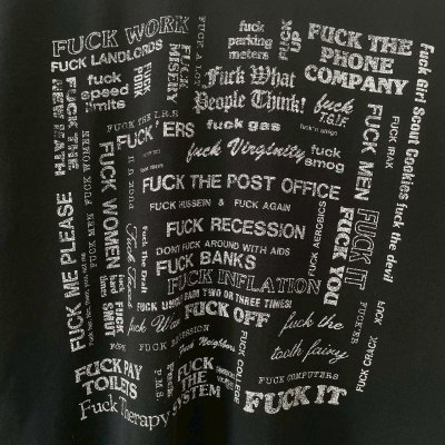 画像2: 90s USA製 FASHION VICTIM FUCK MESSEGE TEE SHIRT