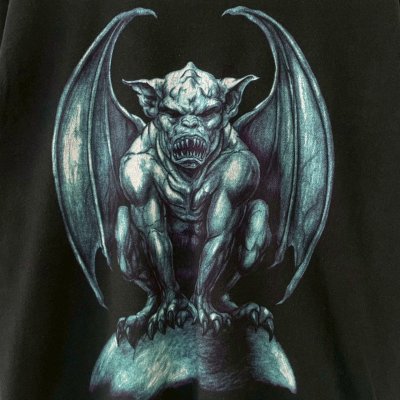画像2: 90s USA製 FASHION VICTIM GARGOYLE TEE SHIRT