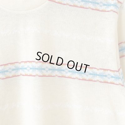 画像2: 90s HANG TEN JACQUARD BORDER TEE SHIRT