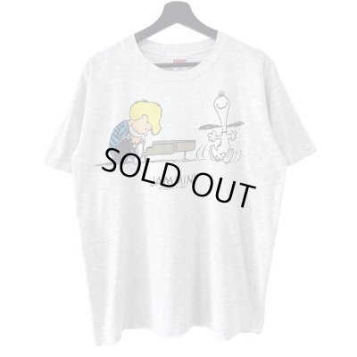 画像1:  90s USA製 SNOOPY "SCHROEDER" TEE SHIRT