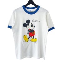 80s USA製 MICKEY MOUSE RINGER TEE SHIRT