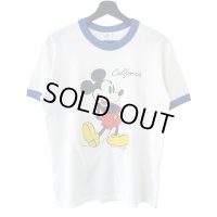 80s USA製 MICKEY MOUSE RINGER TEE SHIRT