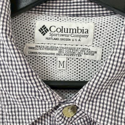 画像5: 90s COLUMBIA GINGHAM S/S SHIRT