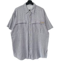 90s COLUMBIA GINGHAM S/S SHIRT