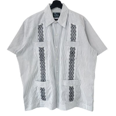 画像1: 80s〜90s HABAND GUAYABERA S/S SHIRT
