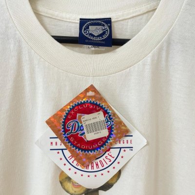画像3: DEADSTOCK 90s DODGERS BOBBLE HEAD TEE SHIRT