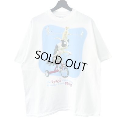 画像1: 90s USA製 DOG & CAT PHOTO TEE SHIRT