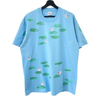 画像1: 90s USA製 CLAUDE MONET 睡蓮  TEE SHIRT