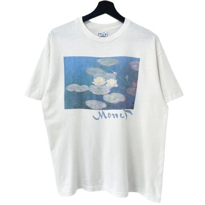 画像1: 90s USA製 CLAUDE MONET 睡蓮  TEE SHIRT