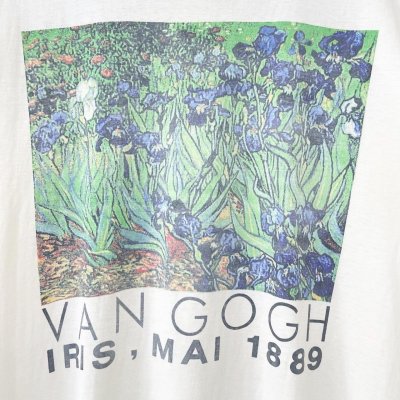 画像2: 90s VINCENT VAN GOGH アイリス TEE SHIRT
