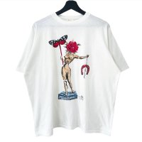 00s SALVADOR DALI WINE WOMEN and WORDS TEE SHIRT