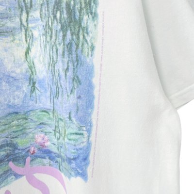画像3: 90s USA製 CLAUDE MONET 睡蓮  TEE SHIRT