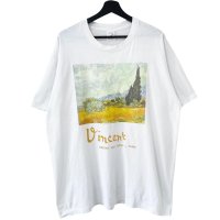 90s USA製 VINCENT VAN GOGH 糸杉のある麦畑 TEE SHIRT