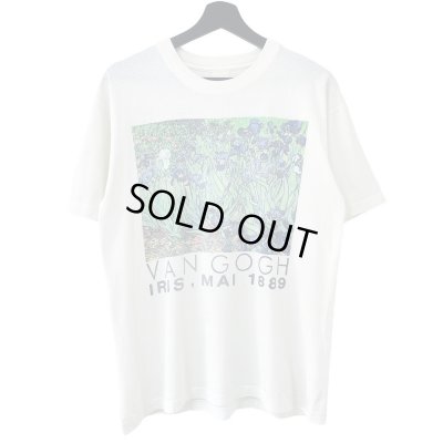 画像1: 90s VINCENT VAN GOGH アイリス TEE SHIRT