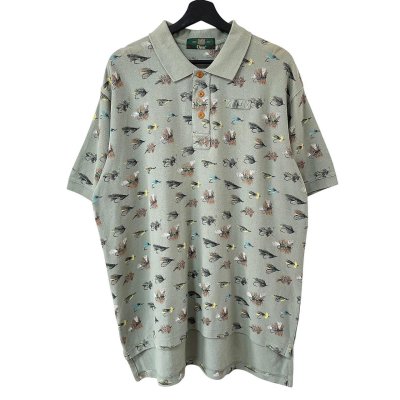 画像1: 90s ORVIS LURE POLO SHIRT