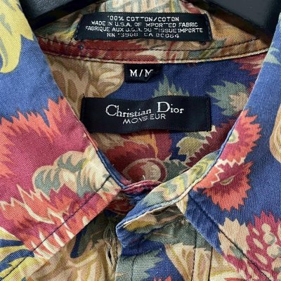 画像3: 90s USA製 Christian Dior S/S SHIRT