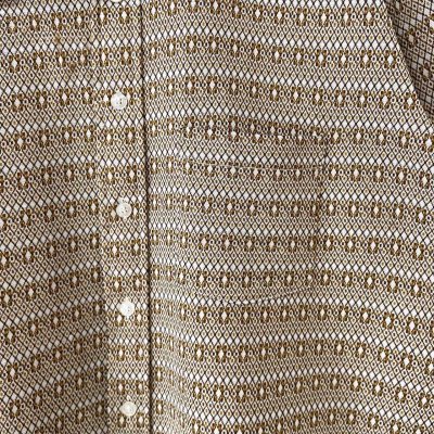 画像2: 70s JC PENNY TOWN CRAFT JACQUARD S/S SHIRT
