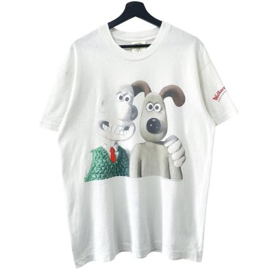 画像1: 90s USA製 Wallce & Gromit TEE SHIRT