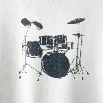 画像2: 00s USA製 DRUM TEE SHIRT