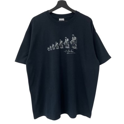 画像1: 00s RODIN 考える人 TEE SHIRT