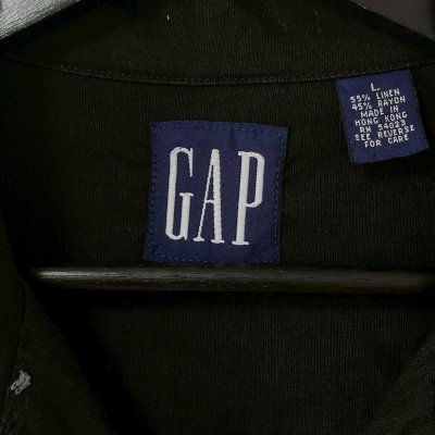 画像3: 90s OLD GAP LOOP COLLAR S/S SHIRT