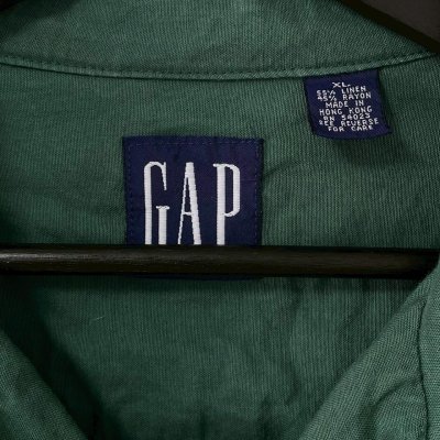 画像3: 90s OLD GAP LOOP COLLAR S/S SHIRT