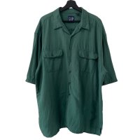 90s OLD GAP LOOP COLLAR S/S SHIRT