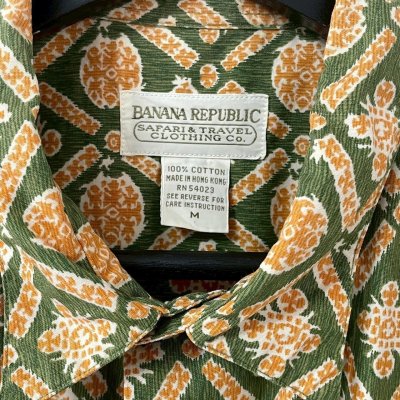 画像3: 90s BANANA REPUBLIC HAWAIIAN S/S SHIRT