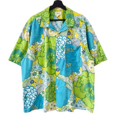 画像1: 90s J.CREW HAWAIIAN S/S SHIRT