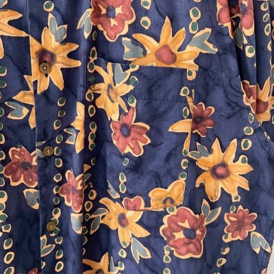 画像2: 90s BANANA REPUBLIC HAWAIIAN S/S SHIRT