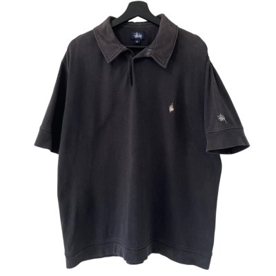 画像1: 90s OLD STUSSY POLO SHIRT