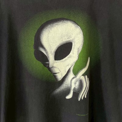 画像2: 90s USA製 FASHION VICTIM ALIEN TEE SHIRT