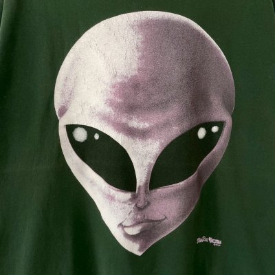画像2: 90s USA製 FASHION VICTIM ALIEN TEE SHIRT