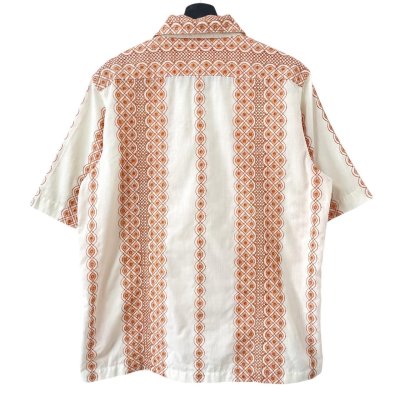 画像2: 〜80s LACE EMBROIDERY S/S SHIRT
