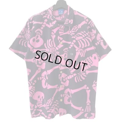 画像1: 80s〜90s OCEAN PACIFIC SKULL BONE S/S SHIRT