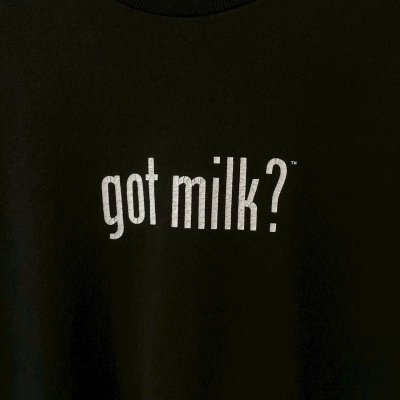 画像2: 90s カナダ製 got milk? MASSEGE TEE SHIRT