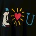 画像2: 90s USA製 MICKEY MOUSE "l LOVE YOU" TEE SHIRT (2)