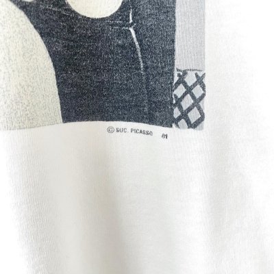 画像3: 90s PICASSO SEATED WOMEN TEE SHIRT