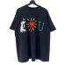 画像1: 90s USA製 MICKEY MOUSE "l LOVE YOU" TEE SHIRT (1)