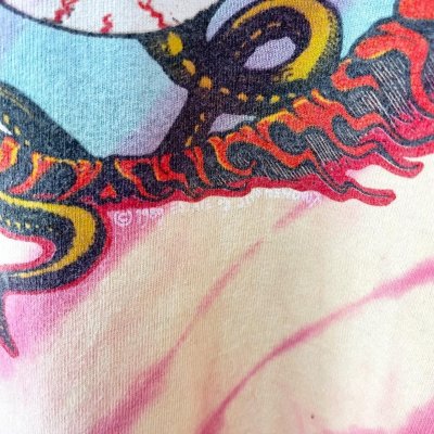 画像4: 80s〜90s USA製 JIMI HENDRIX FLYING EYE BALL TEE SHIRT