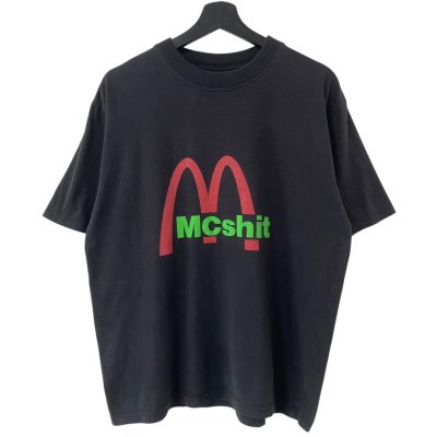画像1: 90s USA製 McDonald's PARODY "MCshit" TEE SHIRT
