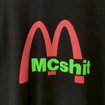 画像2: 90s USA製 McDonald's PARODY "MCshit" TEE SHIRT
