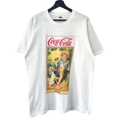 画像1: 00s COCA COLA art by Norman Rockwell TEE SHIRT