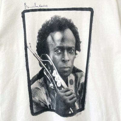 画像2: 90s USA製 MILES DAVIS GEAR inc PHOT TEE SHIRT
