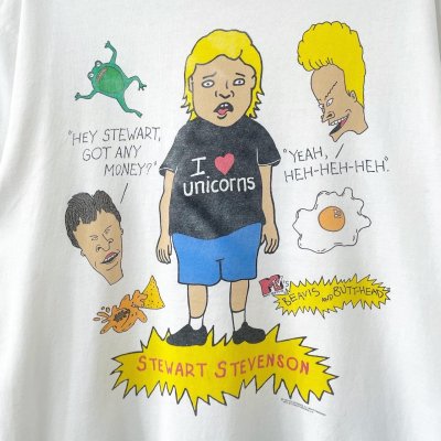 画像2: 90s USA製 BEAVIS & BUTTHEAD "STEWART STEVENSON" TEE SHIRT