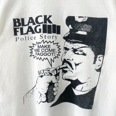 画像4: 10s KURT COBAIN & BLACK FLAG TEE SHIRT
