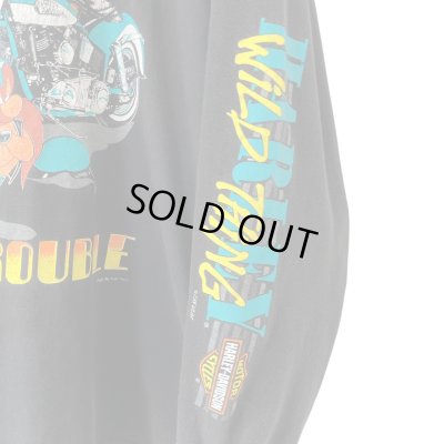 画像3: 90s USA製 HARLEY DAVIDSON LOONEY TUNES L/S TEE SHIRT