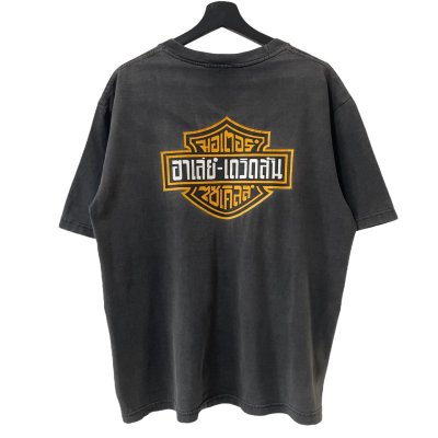 画像2: 00s HARLEY DAVIDSON THAI TEXT TEE SHIRT