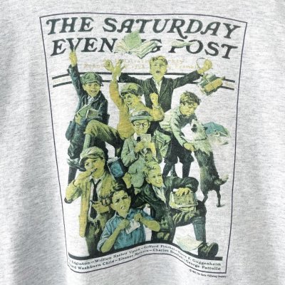 画像2: 90s USA製 THE SATURDAY EVENING POST L/S TEE SHIRT