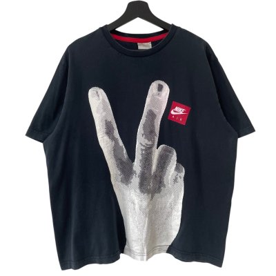 画像1: 00s NIKE HAND SIGN TEE SHIRT